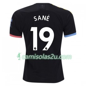 Camisolas de Futebol Manchester City Sane 19 Equipamento Alternativa 2019/20 Manga Curta